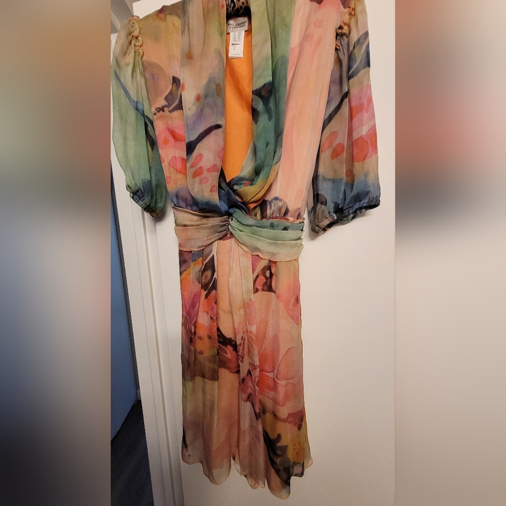 Philosopy by Alberta Ferretti Silk Dress
